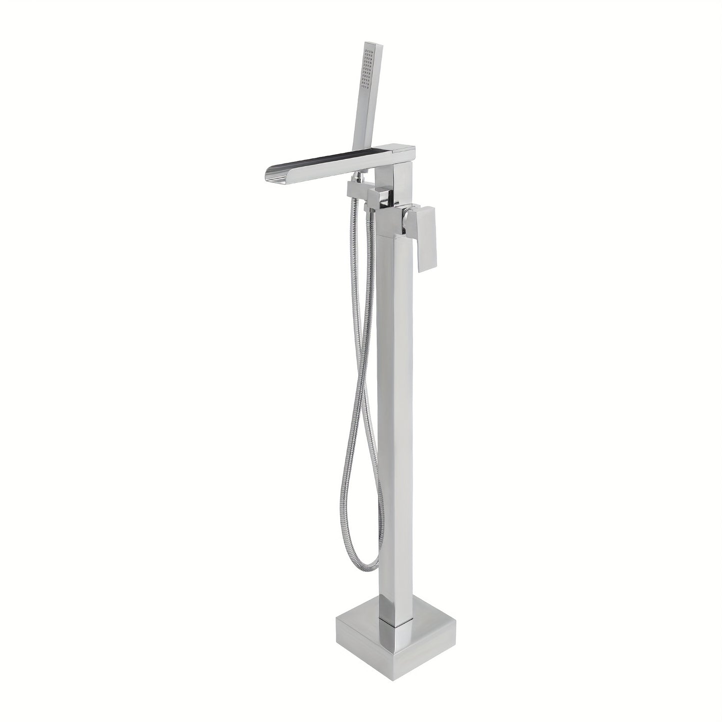 Vrijstaande Badkraan – Vloerkraan – Badmengkraan – Vrijstaand Kraan – Badkuipkraan – Chroom Afwerking – Hoogte 88 cm