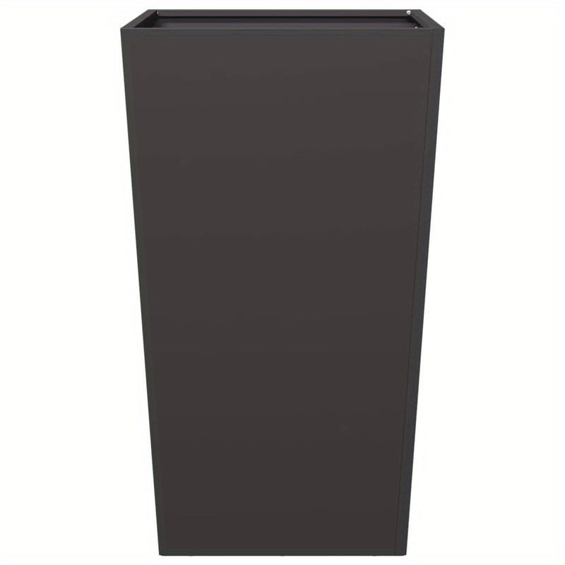 Easy to assemble modern and simple Planters 2pcs black 45x45x75cm steel backyard high-quality flower box kit