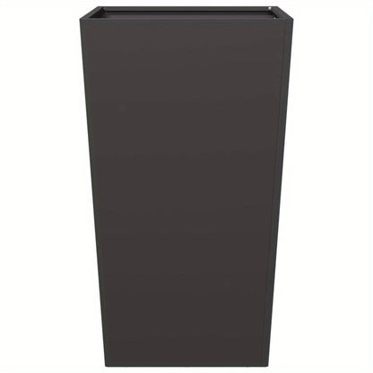 Easy to assemble modern and simple Planters 2pcs black 45x45x75cm steel backyard high-quality flower box kit