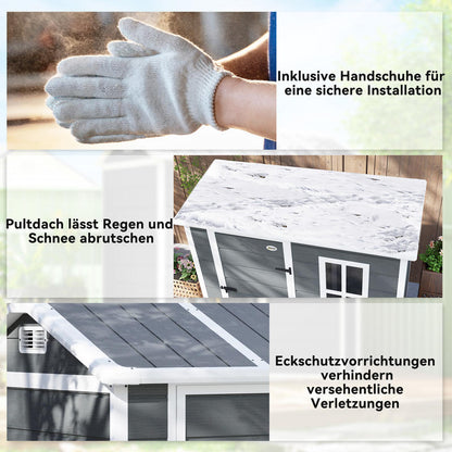 Opbergschuur Tuinschuur Buitenschuur Berging Fietsenstalling – Compact Formaat – Duurzaam Resin Kunststof – Afsluitbare Deur – Modulair Ontwerp