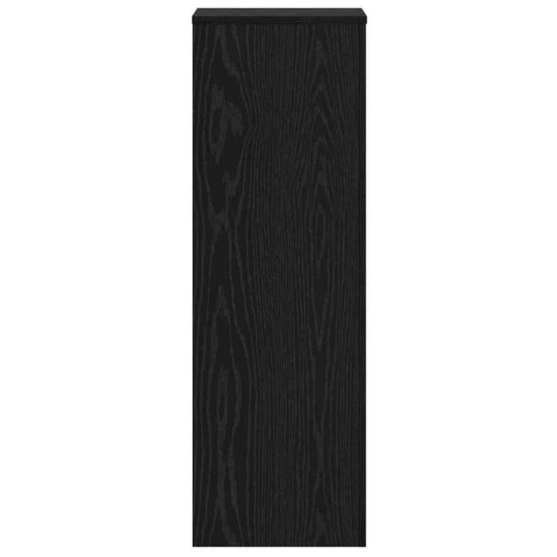 Plantenstandaard – Plantenhouder – Plantentafel – Bloemenrek – Bloempotstandaard – Zwart Eikenhout – 33x33x100 cm – Modern Design – Duurzaam & Robuust