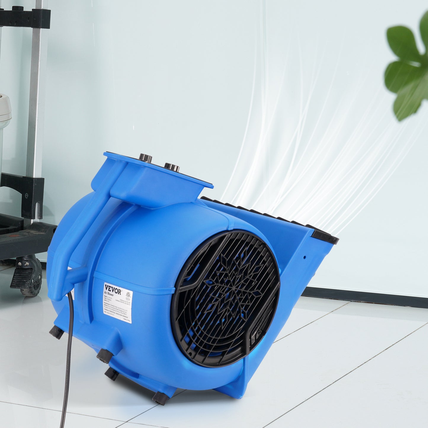 Luchtverplaatsingsventilator – Luchtverfrisser – Luchtdroger – Ventilator – Ventilatieventilator – 3 Snelheden 1500-2600 CFM – Instelbare Blaashoek