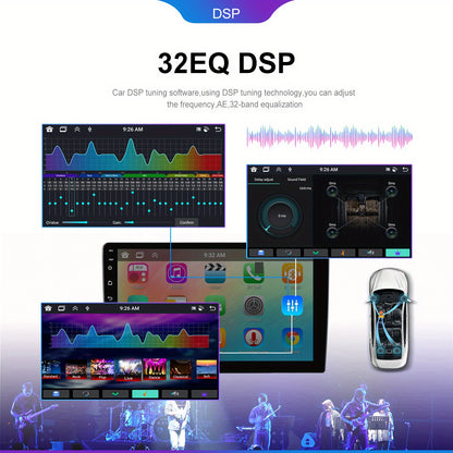 [8 CORE 4G+64G] Car Radio for Audi TT 2008-2014, 22.86 cm 2 DIN Touchscreen with Wireless Carplay/ Android Auto, B/ T GPS WiFi 59UI DSP RDS Mic Reversing Camera