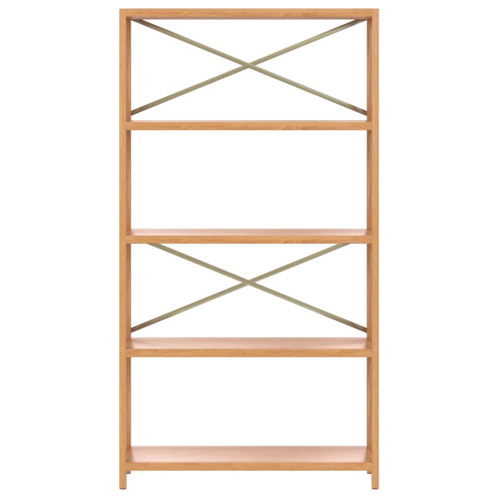 Boekenrek – Boekenkast – Badkamerkast – Vakkenkast – Opbergrek – Massief Eikenhout – 80 x 30 x 146 cm