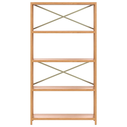 Boekenrek – Boekenkast – Badkamerkast – Vakkenkast – Opbergrek – Massief Eikenhout – 80 x 30 x 146 cm