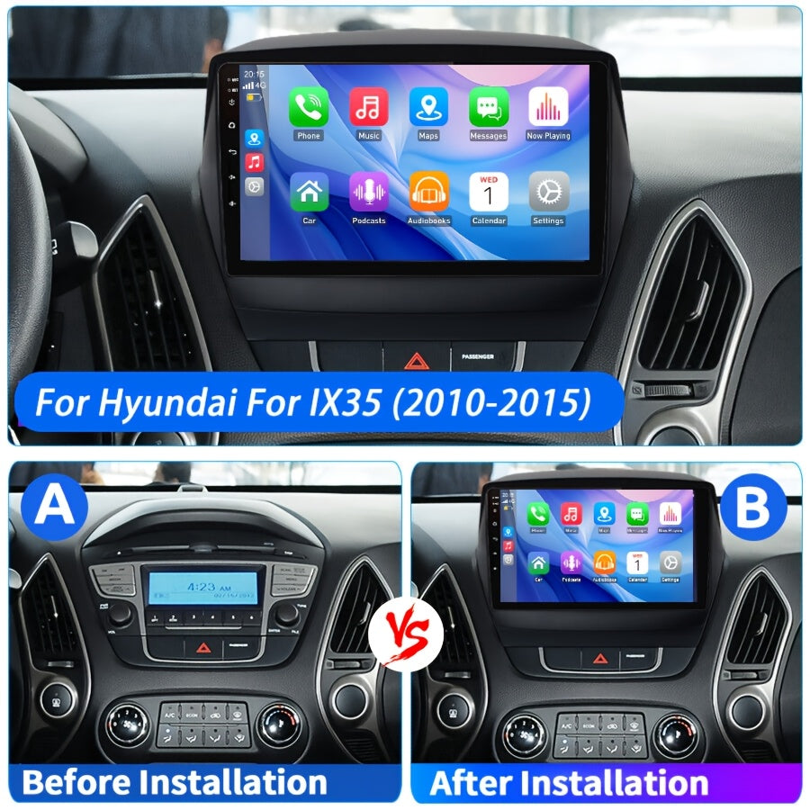 Android Autoradio – Multimedia Speler – Car Stereo – Touchscreen Radio – 2-DIN Headunit – 9 Inch IPS Scherm – Android 14 Systeem – Inclusief Camera & Microfoon