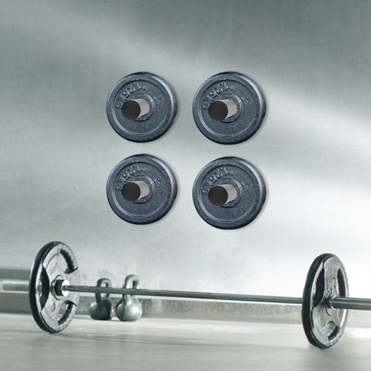 Gewichtsschijfhouder – Schijfhouder – Muurbeugel – Halterschijfopberger – Dumbbellhouder – Matzwart – Stevig Legeringsstaal – Max 80 kg Draagkracht
