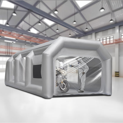 Spuitcabine – Spuitverf Tent – Verfspuitcabine – Spuittent – Verf Shelter – Opblaasbaar – Ruime Werkruimte – Oxford Stof & PVC Frame – Ventilatiesysteem & Snelle Installatie
