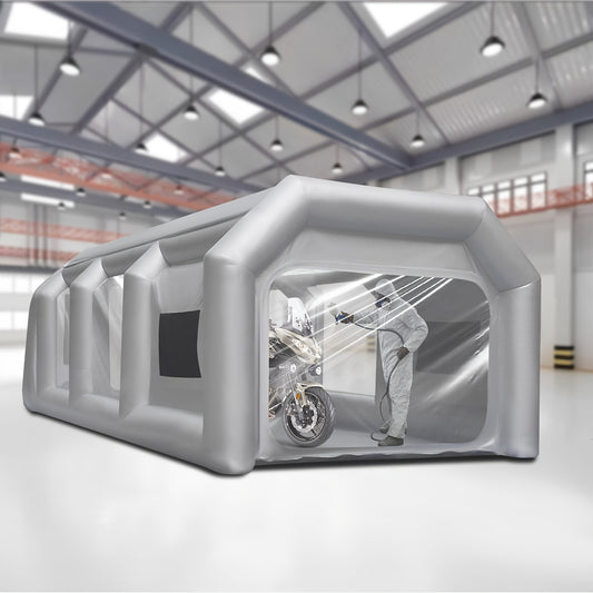 Spuitcabine – Spuitverf Tent – Verfspuitcabine – Spuittent – Verf Shelter – Opblaasbaar – Ruime Werkruimte – Oxford Stof & PVC Frame – Ventilatiesysteem & Snelle Installatie
