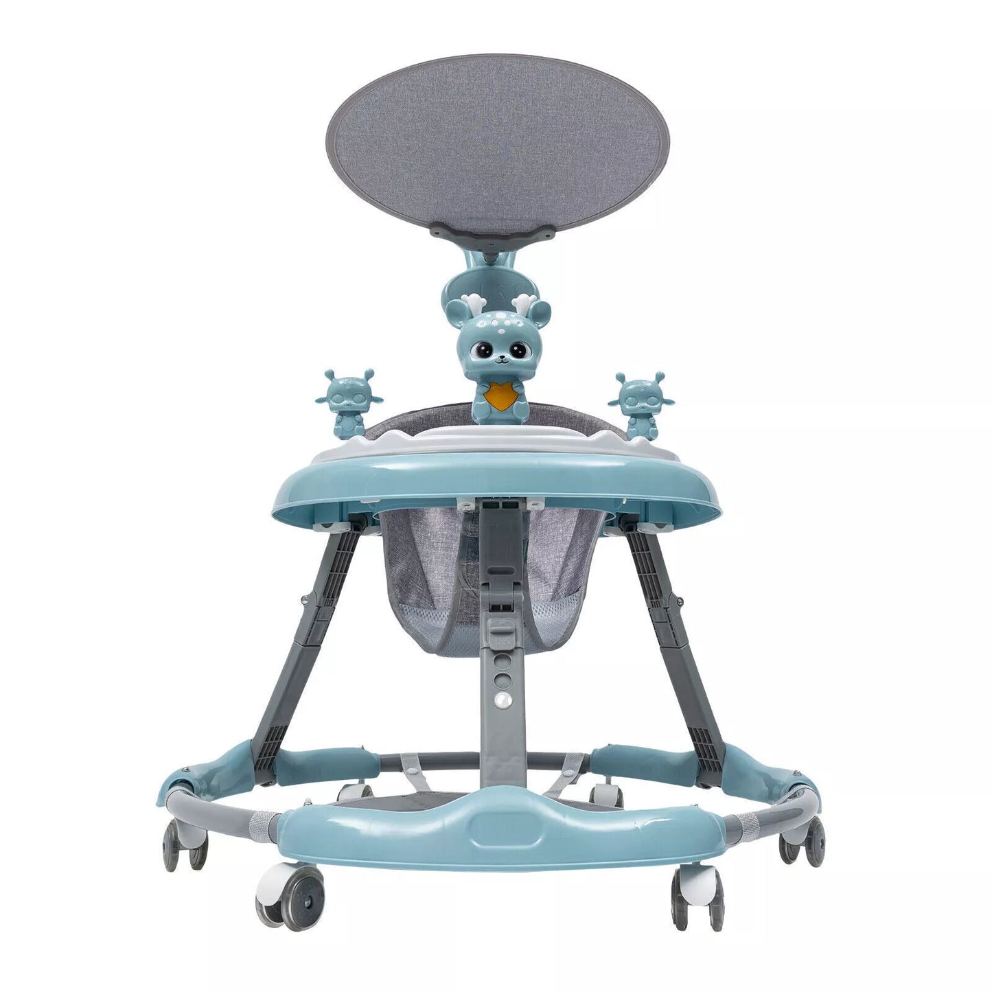 Opvouwbare loopwagen - Baby's - Verstelbaar - Kinderwagen 6-18 maanden -  Blauw
