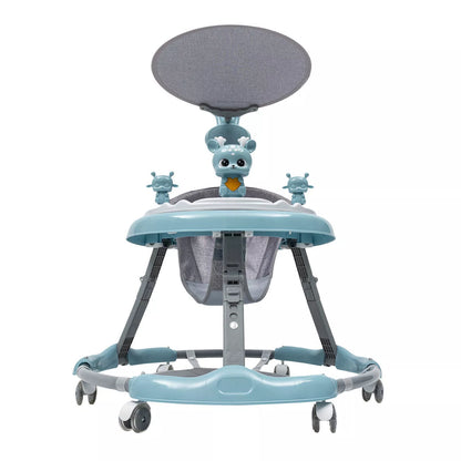 Opvouwbare loopwagen - Baby's - Verstelbaar - Kinderwagen 6-18 maanden -  Blauw