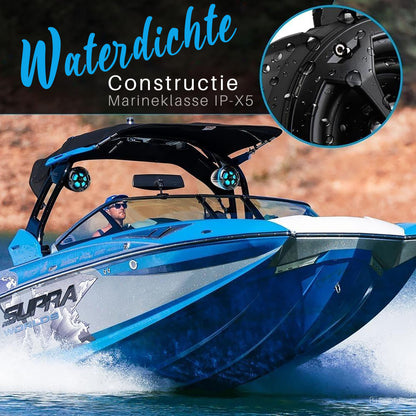 Off-Road Speakers – Mud Speakers – Waterproof Speakers – Marine Speakers – Outdoor Audio Speakers – 800W Krachtige Output – Inclusief LED Verlichting en Afstandsbediening