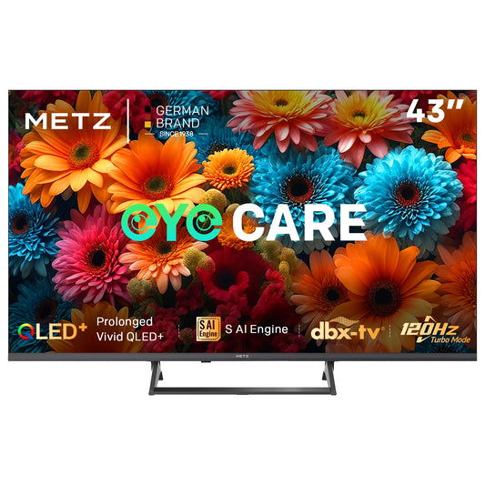 Smart TV – Televisie – QLED TV – 4K Ultra HD – Google TV – 43 Inch – 120Hz HSR Verversing – Dolby Vision HDR