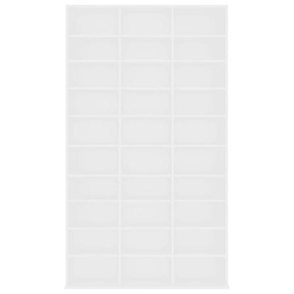Boekenrek – Boekenkast – Boekenplank – Wandrek – Opbergkast – Wit – Ruim 102x16x177,5 cm – Stevig Hardhout & Kunsthout
