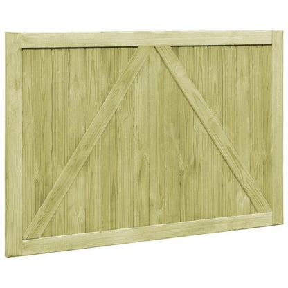 Tuinpoort – Tuintoegang – Houten Poort – Grenen Poort – Dubbele Poort – Geïmpregneerd Grenenhout – Set Van 2 – 300 x 100 cm Groot Formaat