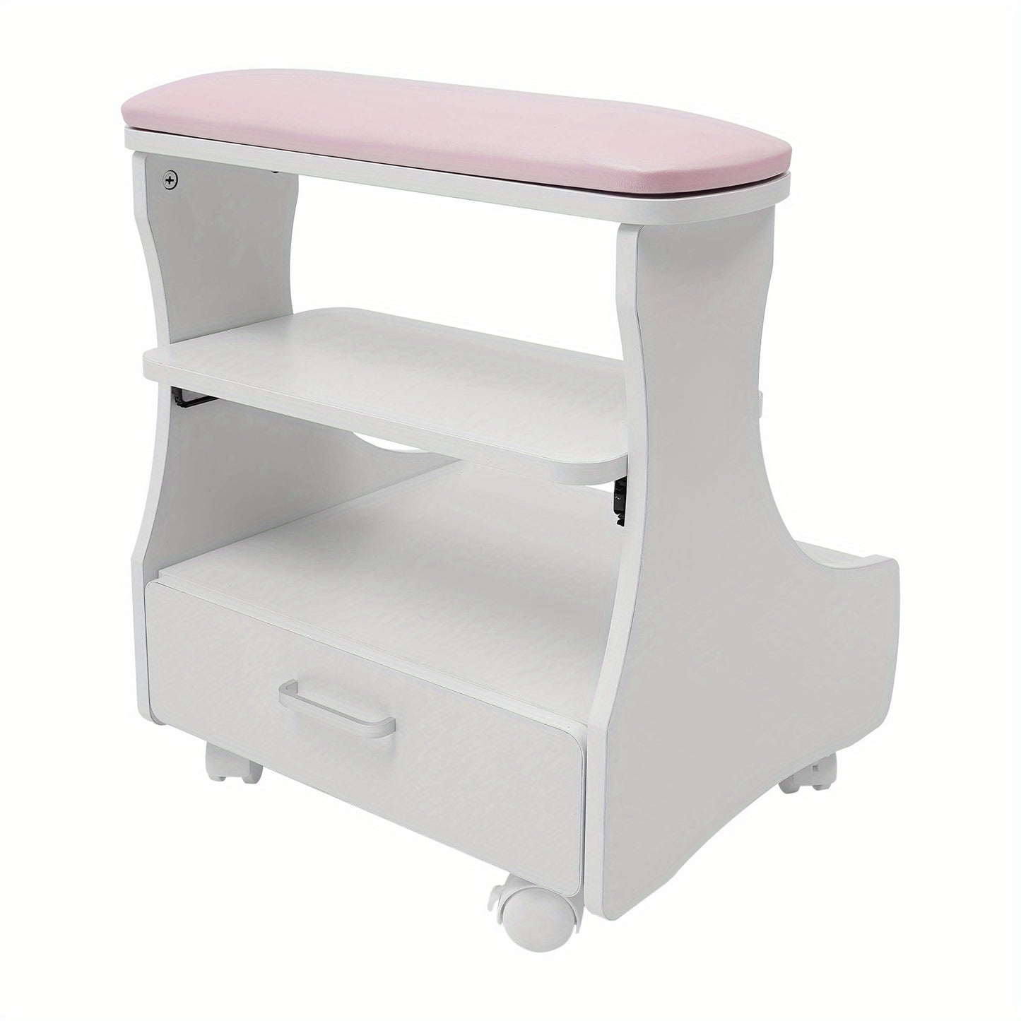 Foot Bath Trolleys on Wheels, Nail Rest Racks, Portable Esthetician Trolleys in Beauty Salons Or Nail Tech Spas, Foot Massage Stations