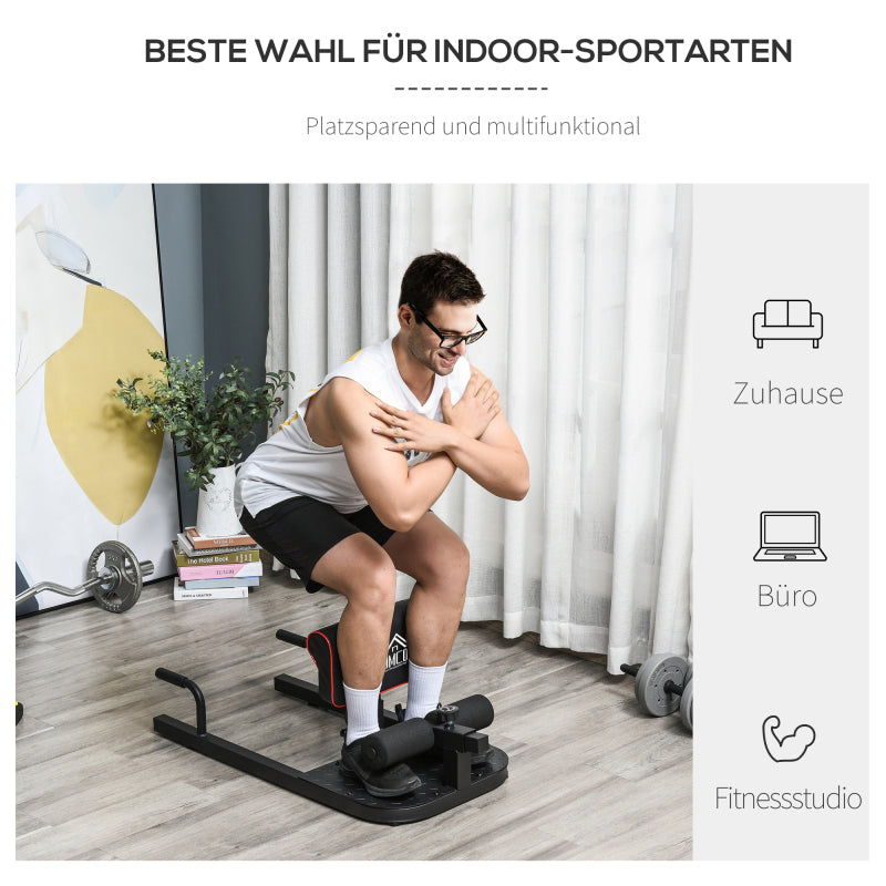 Squattrainer – Sissy Squat Trainer – Beentrainer – Buikspiertrainer – Fitnessapparaat – Verstelbaar tot 120 kg – Duurzaam Stalen Frame – Comfortabele Opvulling