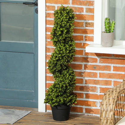 Kunstplant – Kunstbloemen – Nepplant – Kamerplant – Decoratieplant – 2 stuks in pot – 90 cm hoog – Onderhoudsvrij kunststof
