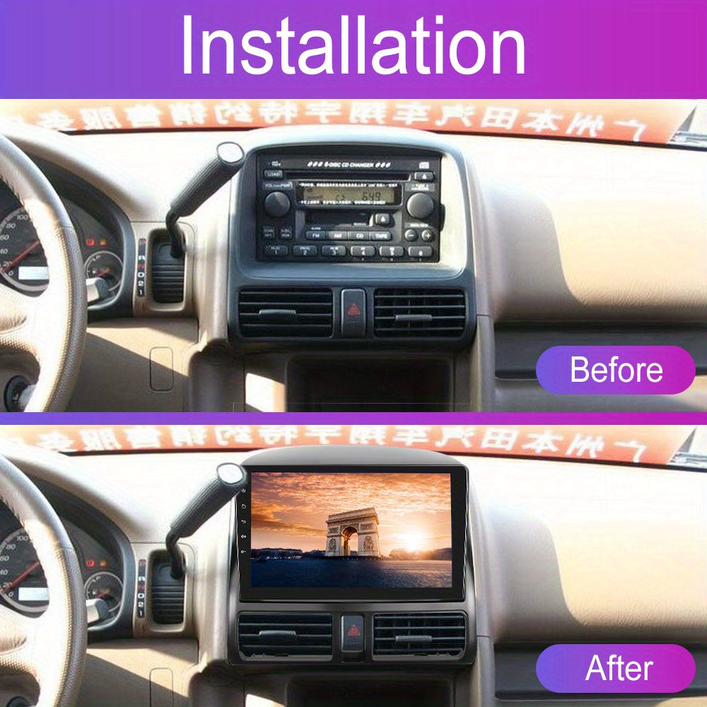 Android 15 Auto Multimedia – Car Stereo – Navigatiesysteem – Touchscreen Radio – Double Din Stereo – 9 Inch IPS Scherm – Draadloos CarPlay & Android Auto – Inclusief AHD Achteruitrijcamera & Stuurwielbediening