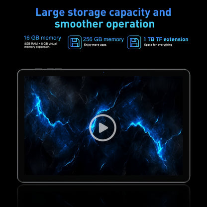 11 inch Android Tablet – Touchscreen – Tablet PC – Multimedia Tablet – Draagbare Computer – 16GB RAM + 256GB Opslag – HD IPS Scherm – 8000mAh Batterij