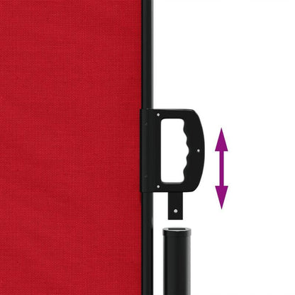 Uittrekbaar Privacy Scherm – Balkonscherm – Tuinscherm – Beschermingsdoek – Windscherm – Verstelbaar – Zonlicht Blokkerend - Rood
