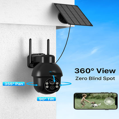 Draadloze Beveiligingscamera – Wifi Camera – 3MP Camera – Nachtzicht Camera – 360° Pan-Tilt – Bewegingsdetectie – Tweerichtingsaudio