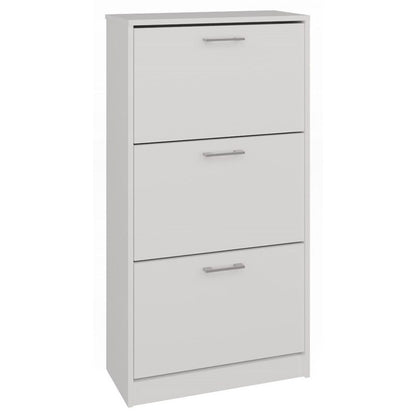 Schoenenkast – Schoenenrek – Schoenenopberger – Halmeubel – Opbergkast – Wit – Gelamineerd Materiaal – 2 Laagse Kunststof Manden