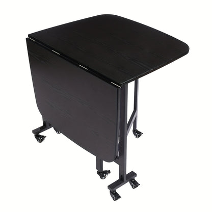 Vouwtafel – Inklapbare Tafel – Opvouwbare Tafel – Klaptafel – Tuintafel – Zwart – 120x80x75 cm – Stabiel Stalen Frame