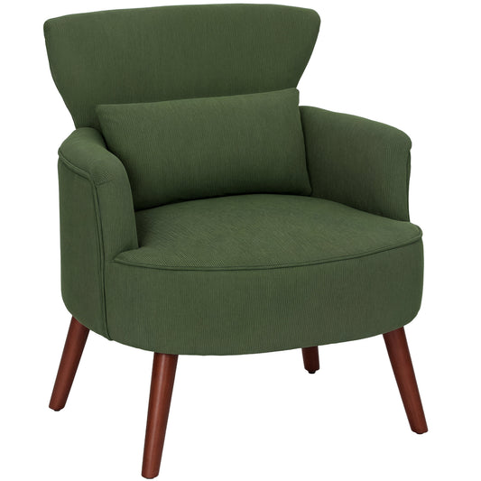 Fauteuil – Zitzak – Accentstoel – Relaxfauteuil – Lezenstoel – Groen – Verstelbaar Lendenkussen – Elektrisch Onafhankelijk