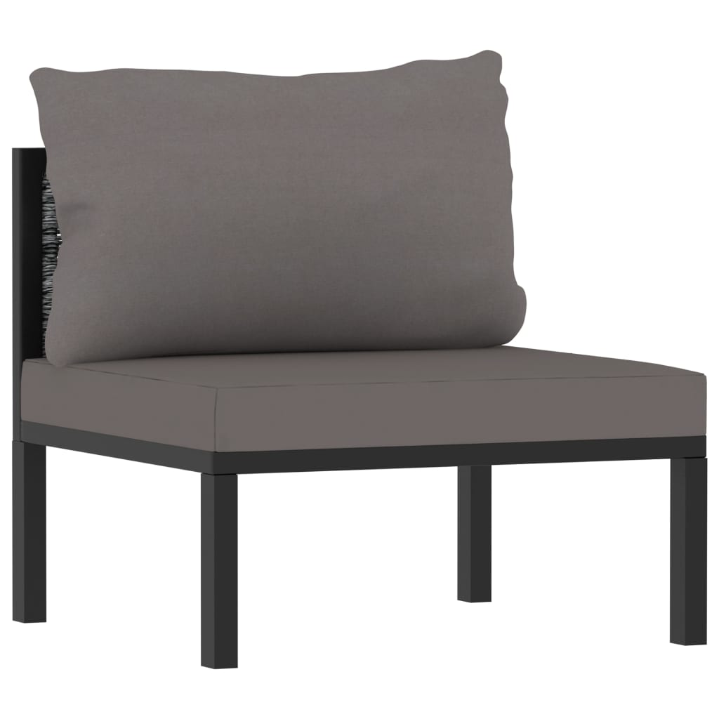 Lounge Set – Tuinset – Loungeset – Buitenmeubelen – Garden Set – 9-delig – Weerbestendig Poly Rattan – Aluminium Frame