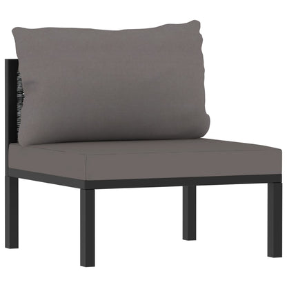 Lounge Set – Tuinset – Loungeset – Buitenmeubelen – Garden Set – 9-delig – Weerbestendig Poly Rattan – Aluminium Frame
