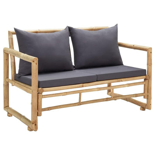 Bamboe Tuinstoel – Buitenstoel – Tuinbank – Patio Stoel – Campingstoel – Ergonomisch Design – Stevig 8-Poots Frame – Natuurlijk Materiaal – Lichtgewicht Durable Frame