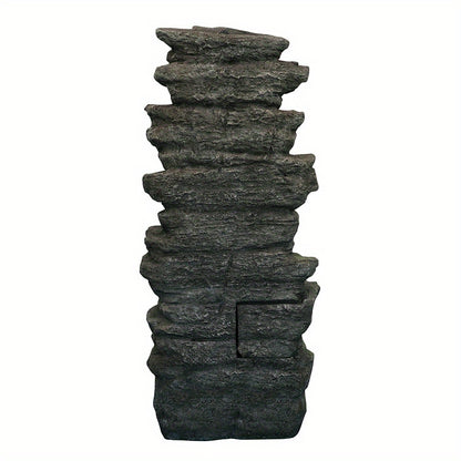 Waterornament – Tuinfontein – Buitenfontein – Fontein – Tuindecoratie – 101 cm Hoog – Duurzaam Resin – Zonder Elektriciteit