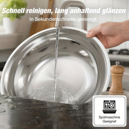 Chafing Dish Buffet Set – Warmhoudset – Buffetpan – Food Warmer – Warmhoudbak – 4-delige set – Roestvrij Staal 201 – Werkt Zonder Stroom