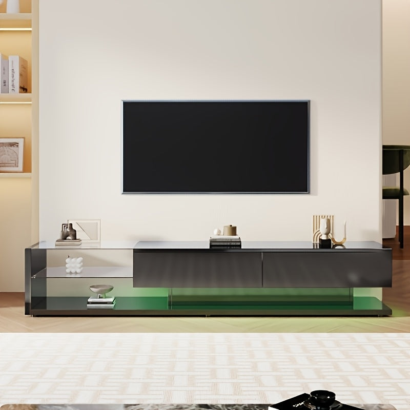 TV-Meubel – TV-Stand – TV-Kast – TV-Unit – Zwart – Stevige Constructie – Ruimtebesparend Design