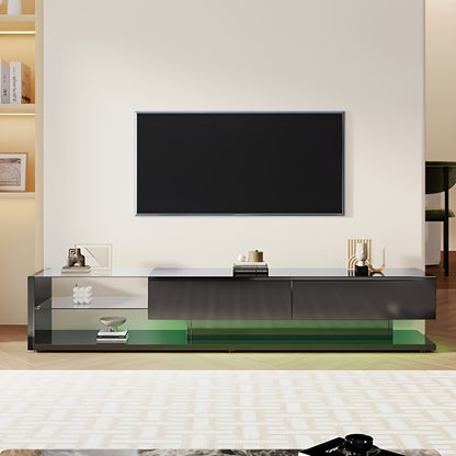 TV-Meubel – TV-Stand – TV-Kast – TV-Unit – Zwart – Stevige Constructie – Ruimtebesparend Design