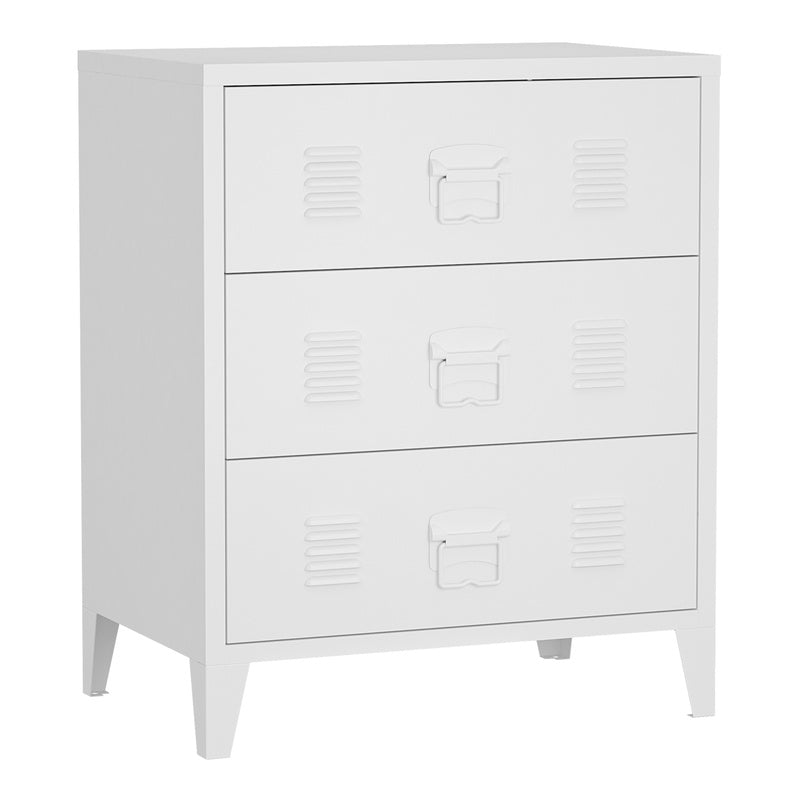 Metalen Kast – Opbergkast – Draaideurkast – Archiefkast – Vakkenkast – Industrieel Design – 72 x 60 x 40 cm – Stalen Constructie