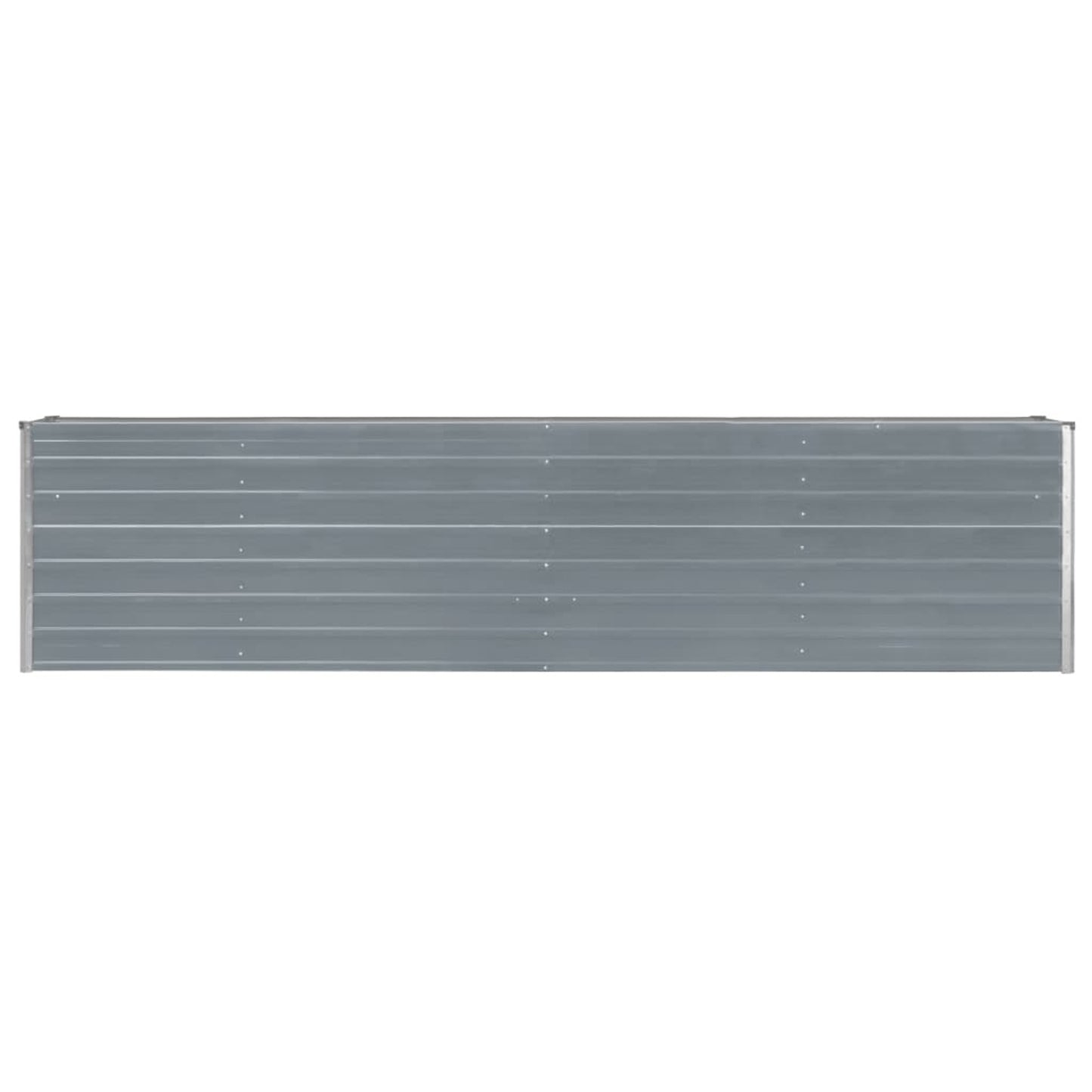Verhoogde Plantenbak – Moestuinbak – Bloembak – Kruidenbak – Tuinbak – Gegalvaniseerd Staal – 320x40x77 cm – Veilig Afgeronde Randen