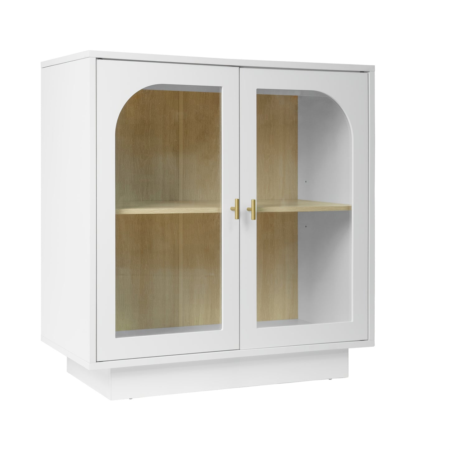 Kast – Kledingkast – Opbergkast – Garderobekast – Kledingkast Wit Twee-Deurs – 80 cm Breed – Duurzaam Hout – Vrijstaand Classic Design