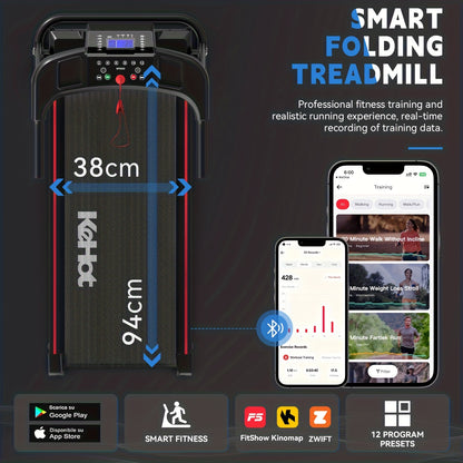 Loopband – Wandelband – Hardloopband – Treadmill – Walking Pad – Inklapbaar Design – Verstelbare Helling – App Compatibel