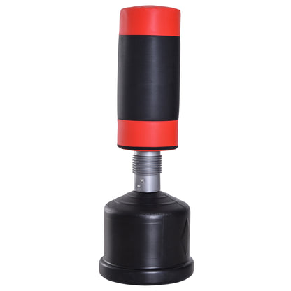 Bokszak – Staande Bokszak – Bokspaal – Boksbal – Boksmachine – Verstelbare Hoogte 158-186 cm – Robuuste Basis Zand/Water Vulbaar