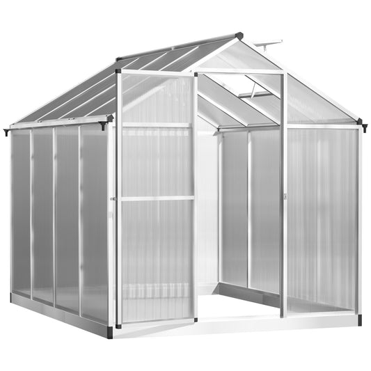 Tuinhuisje – Tuinkas – Tuinberging – Plantenkas – Aluminium Tuinhuis – 4,6 m² – UV-bestendig Polycarbonaat
