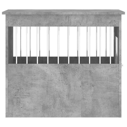 Dierenkooi – Huisdierenkooi – Knaagdierkooi – Konijnenhok – Hondenkooi – Grote Voorste Deur – Veilig Afsluitbaar Slot – Ruim en Duurzaam – Beton Grijs – 55x75x65 cm