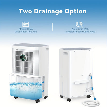 Luchtontvochtiger – Ontvochtiger – Vochtvreter – Air Dehumidifier – Compact Ontwerp – 12 Liter Per Dag – Digitaal Display