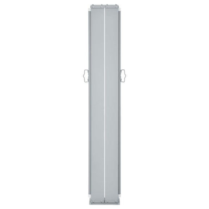 Extendable wind screen 160x600cm red removable temporary outdoor