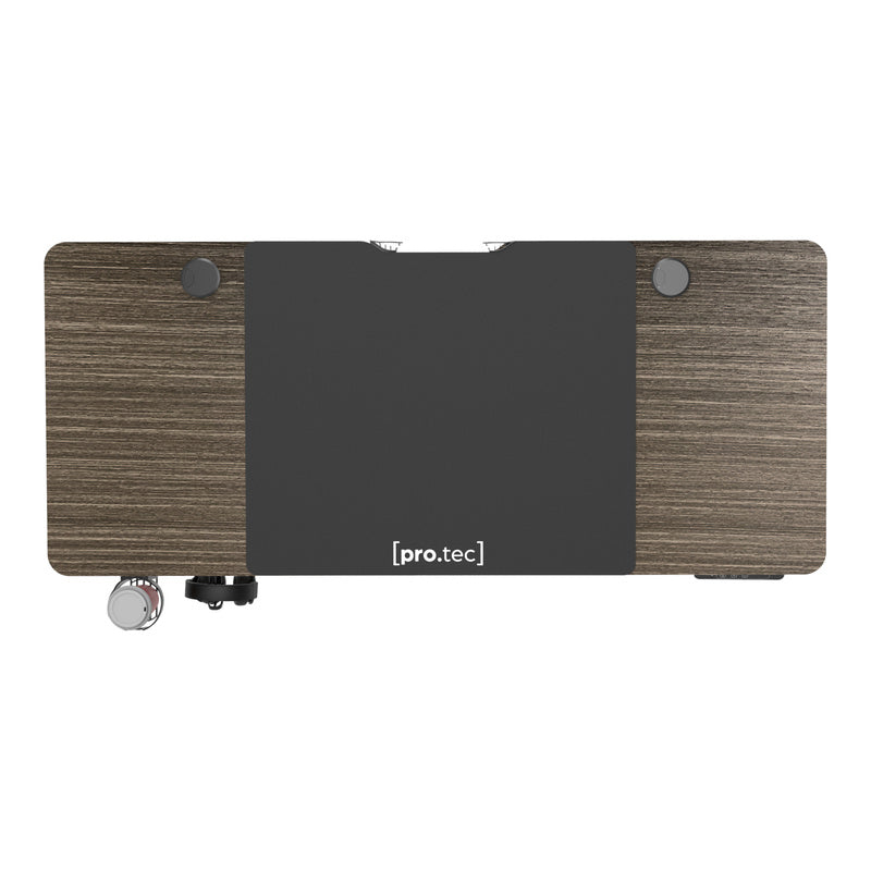 Tuinsettafel – Tuintafel – Bureau – Verstelbare Tafel – Werktafel – Hoogte Verstelbaar – Donkerhout Look – 140x60 cm