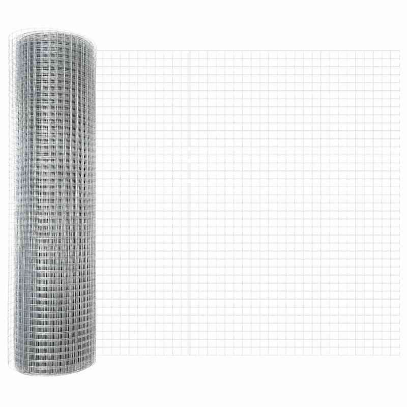 Solid Fence with post Silvery 0.6 x 25m steel,  Durable Barrier, Heavyduty Build, Decorative Barrier, Steel Gate, Homeowners