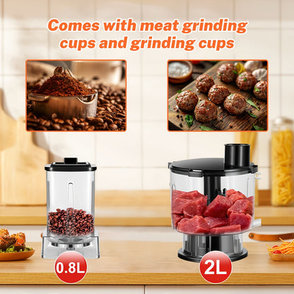 Blender – Smoothie Maker – Powerblender – Keukenmachine – Soepmaker – 3 Liter Inhoud – 4 RVS Messen – Antislip Zuignappen