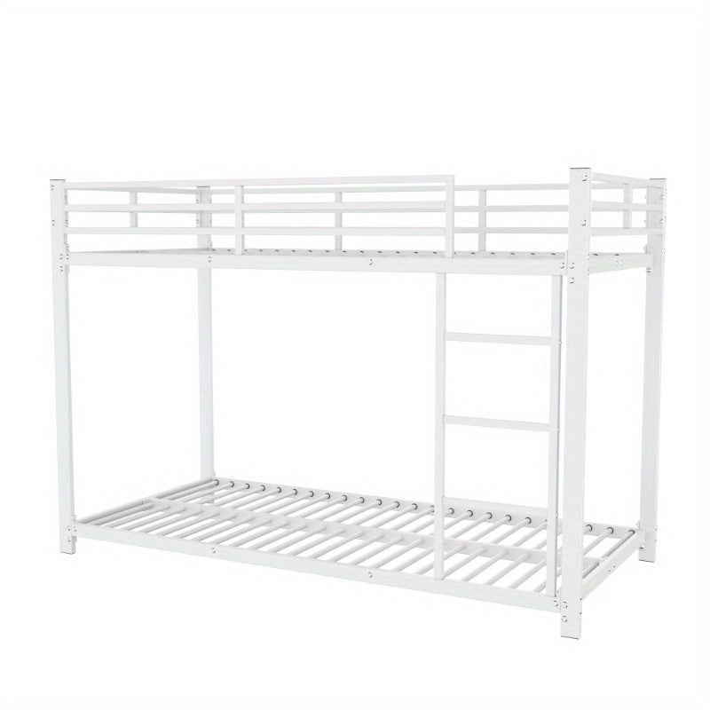 Metalen Stapelbed – Stapelbed – Bunk Bed – Metalen Bedden – 90x200 Cm – Stevig Metaal – Klassiek Wit