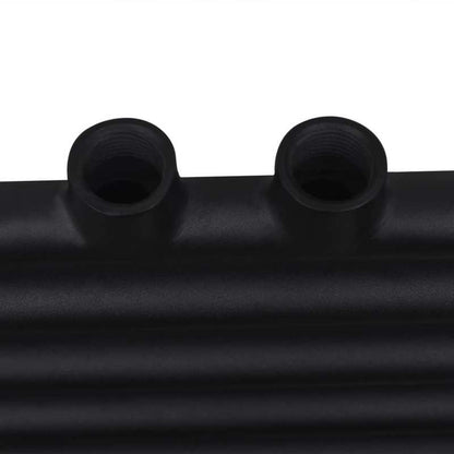 Handdoekradiator – Badkamerradiator – Designradiator – Zwarte Radiator – Matzwarte Handdoekdroger – 443 W Warmtevermogen – 500x1160 mm Stalen Model